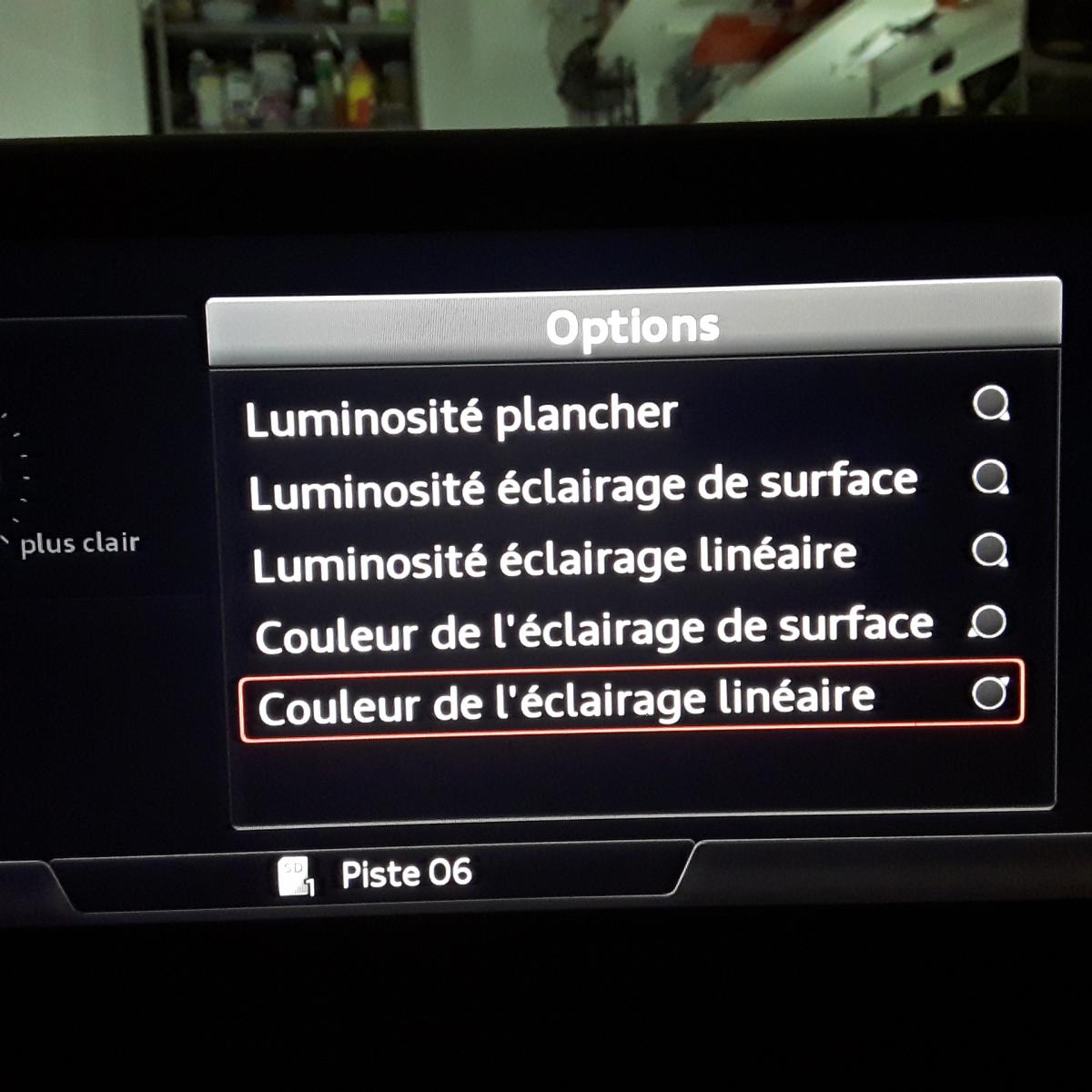 Pack éclairage d'ambiance... - Q3 / RS Q3 MK2 - (depuis 2018