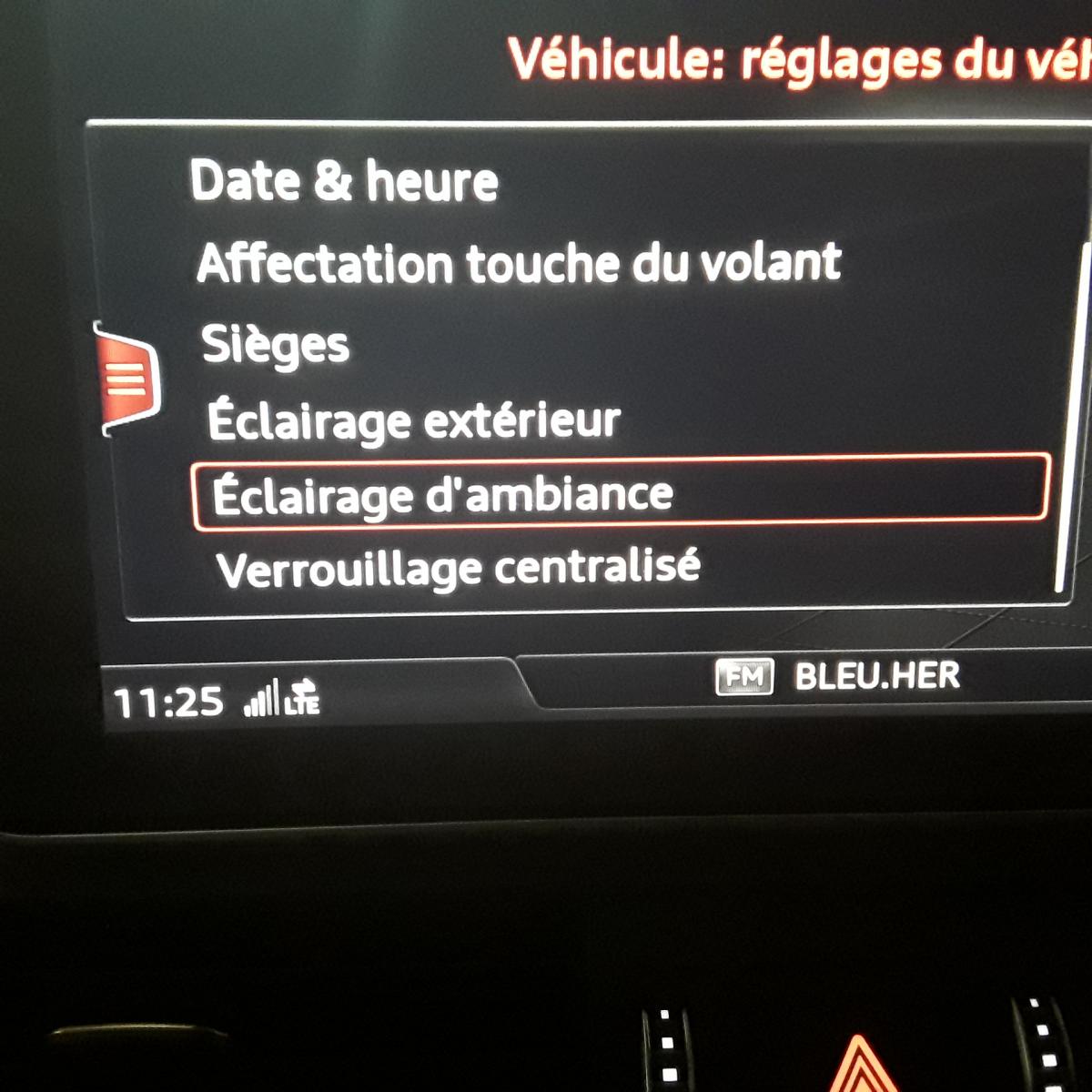 Pack éclairage d'ambiance... - Q3 / RS Q3 MK2 - (depuis 2018
