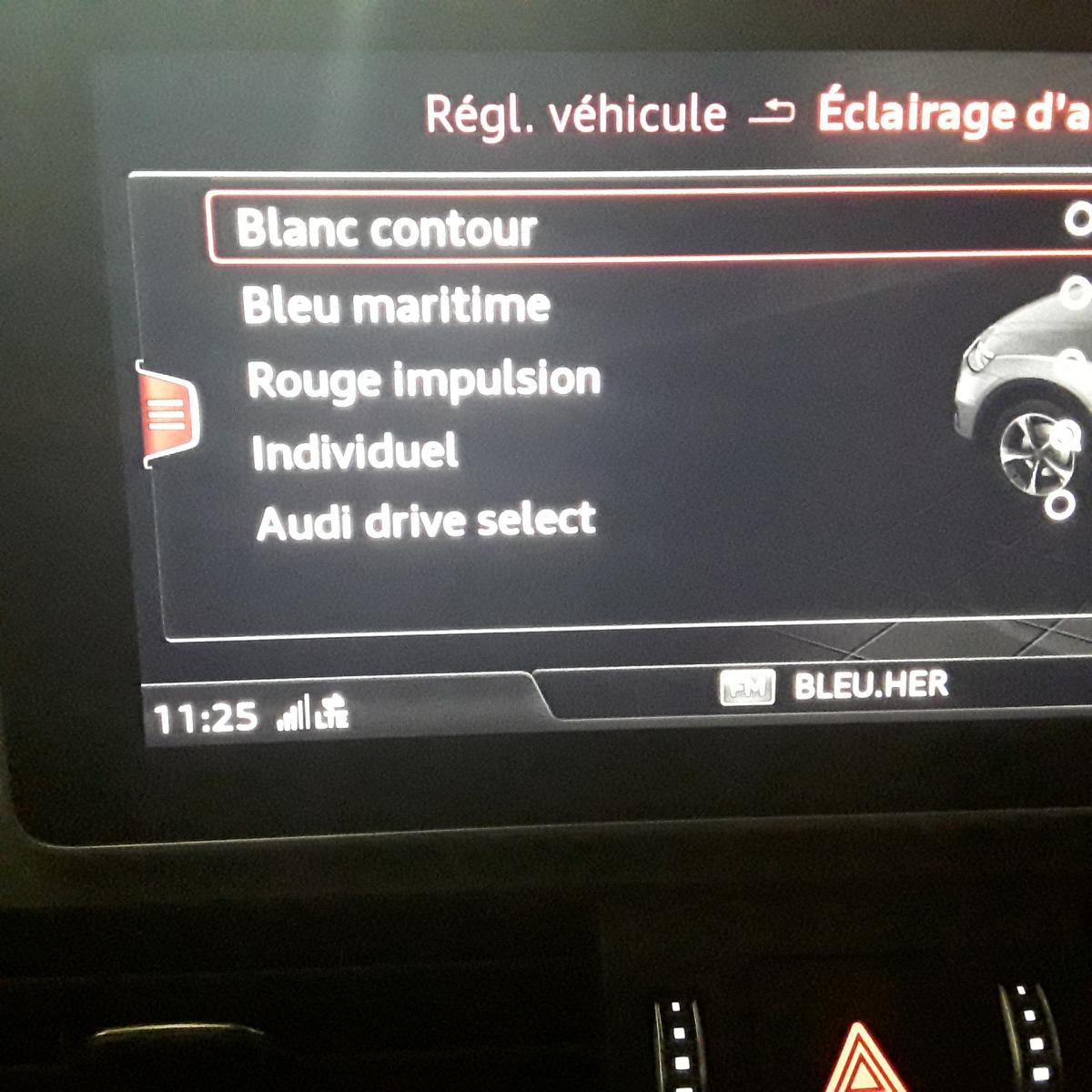 Pack éclairage d'ambiance... - Q3 / RS Q3 MK2 - (depuis 2018
